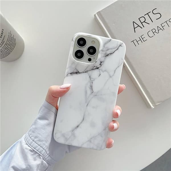 iPhone 14 Pro Skal  Marmor Vit