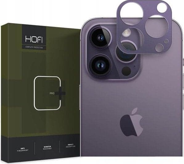 KAMERASUOJA HOFI ALUCAM PRO+ IPHONE 14 PRO / 14 PRO MAX SYVÄ VIOLETTI