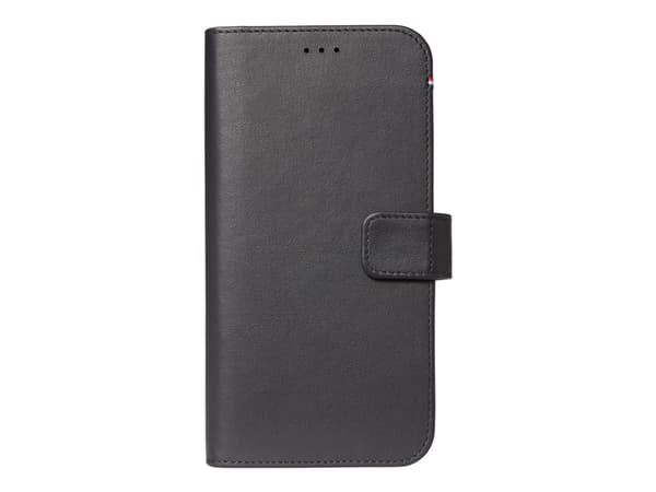 Decoded Detachable Wallet - Lommebok for mobiltelefon - helnarvet lær - svart - for Apple iPhone 11
