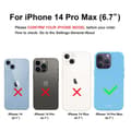 Miniatyrbild 3 av 9: Phonet Mobilskal iPhone 14 Pro Max - Transparent - Matte Black