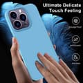 Miniatyrbild 8 av 9: Phonet Mobilskal iPhone 14 Pro Max - Transparent - Matte Black