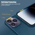 Miniatyrbild 4 av 9: Phonet Mobilskal iPhone 14 Pro Max - Transparent - Matte Black