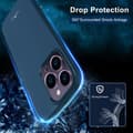 Miniatyrbild 5 av 9: Phonet Mobilskal iPhone 14 Pro Max - Transparent - Matte Black