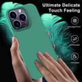 Miniatyrbild 7 av 9: Phonet Mobilskal iPhone 14 Pro Max - Transparent - Matte Black