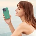 Miniatyrbild 9 av 9: Phonet Mobilskal iPhone 14 Pro Max - Transparent - Matte Black