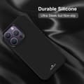 Miniatyrbild 7 av 9: Phonet Mobilskal iPhone 14 Pro Max - Transparent - Matte Black