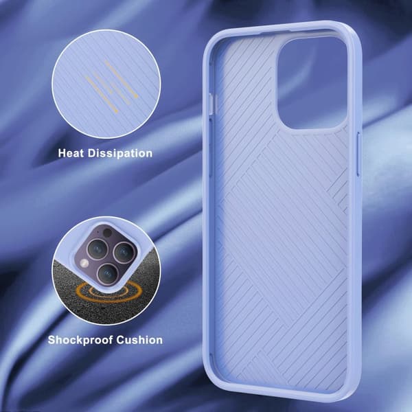 Phonet Mobilskal iPhone 14 Pro Max - Transparent - Matte Black