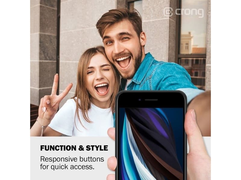 Crong Color Cover - Etui iPhone SE (2022/2020) / 8 / 7 (niebieski)