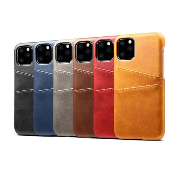 iPhone 11 Pro Läderskal Korthållare