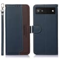 Miniatyrbillede 4 af 8: KHAZNEH Telefondæksel til Google Pixel 6a - Blå/Brun