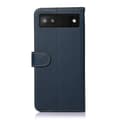 Miniatyrbillede 6 af 8: KHAZNEH Telefondæksel til Google Pixel 6a - Blå/Brun