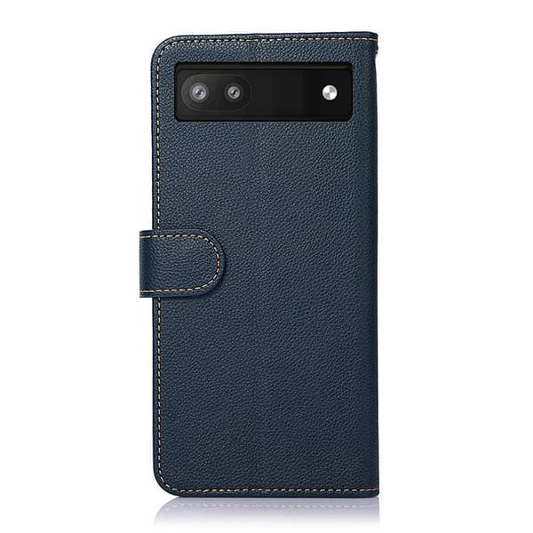 KHAZNEH Telefondæksel til Google Pixel 6a - Blå/Brun