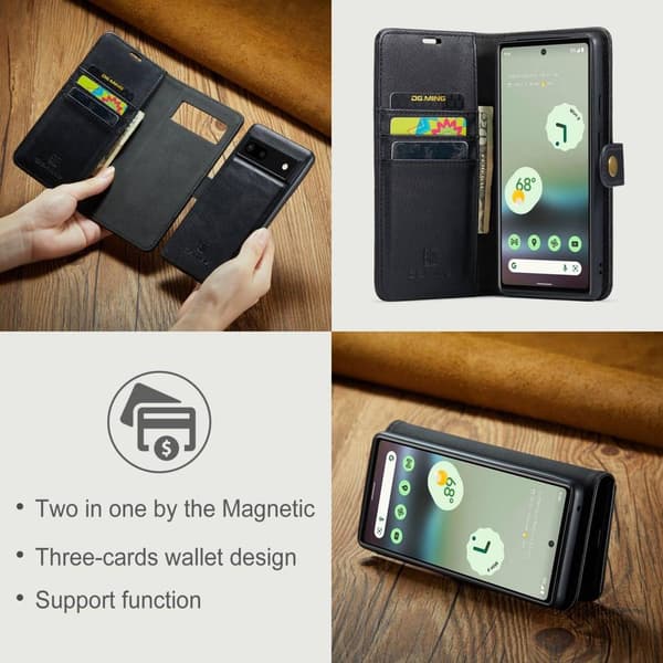 DG.MING Google Pixel 6a: lle Irrotettava 2-in-1-lompakkokansi