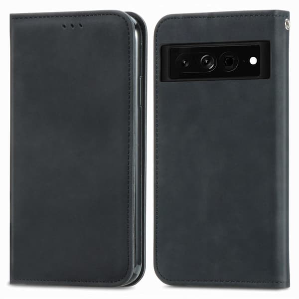 Vintage Plånboksfodral till Google Pixel 7 Pro  - Svart