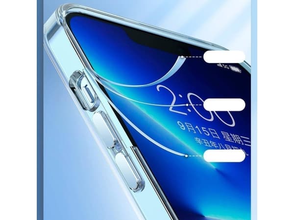 Kingxbar Elegant Series iPhone 13 Pro fodral fodral baksida transparent