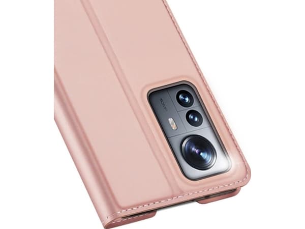 Dux Ducis Dux Ducis Skin Pro hölsterfodral flip cover Xiaomi 12 Pro rosa