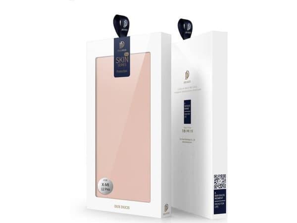 Dux Ducis Dux Ducis Skin Pro hölsterfodral flip cover Xiaomi 12 Pro rosa