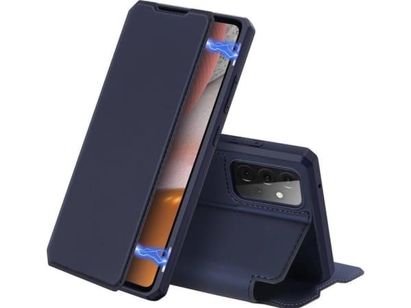 Dux Ducis DUX DUCIS Skin X hylsterdeksel med klaff for Samsung Galaxy A72 4G blå