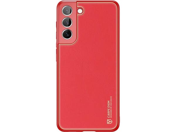Dux Ducis Dux Ducis Yolo elegantti nahkainen suojakotelo Samsung Galaxy S22+ (S22 Plus) punainen