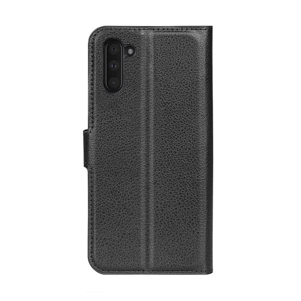 Samsung Note 10 Plånboksfodral med Stativ - Svart