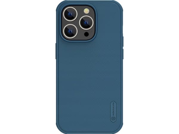 Nillkin Super Frosted Shield Pro-deksel til iPhone 14 Pro Max bakdeksel blå