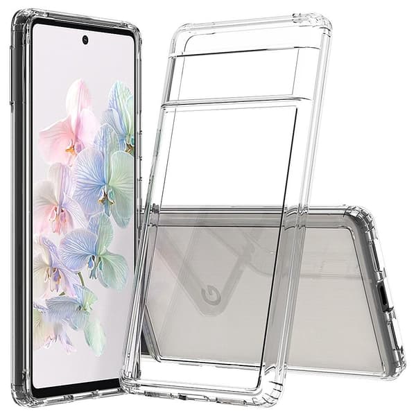 Google Pixel 7 blødt TPU-telefoncover Forbedret fire hjørner Anti-fald