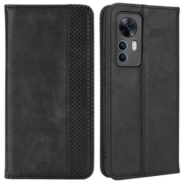 Tegnebogstelefontaske til Xiaomi 12T Pro/Xiaomi 12T - Sort