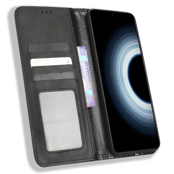 Tegnebogstelefontaske til Xiaomi 12T Pro/Xiaomi 12T - Sort