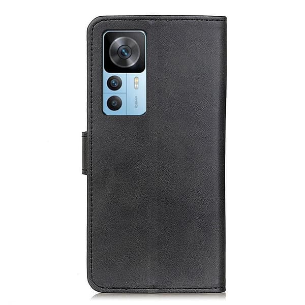 Til Xiaomi 12T 5G/12T Pro 5G tegnebogstativ Telefontaske Kohud Tekstur