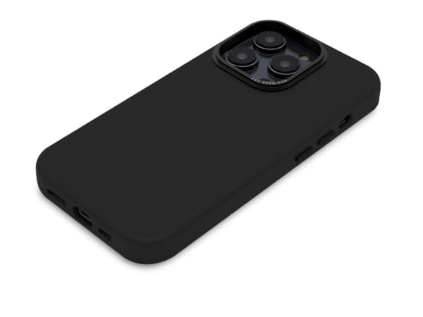 Decoded - suojaava nahkakotelo iPhone 14 Pro Max -puhelimelle, joka on yhteensopiva MagSafen kanssa (musta)