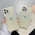 Miniatyrbilde 1 av 4: Holografisk deksel til iPhone 14 Pro i 3D-hjerter i hvit gjennomsiktig