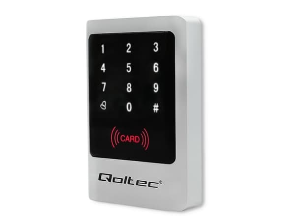 Qoltec MIMAS - Dörrlås - kombination, nyckelbricka, nyckelkort - knappsats med pekskärm