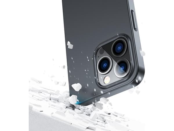 Joyroom Joyroom 360 Full Case-deksel for iPhone 13 Pro Max bak- og frontdeksel + herdet glass svart (JR-BP928 svart)