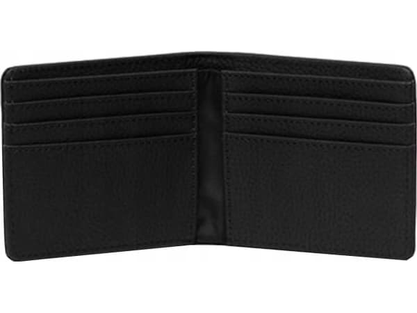 Herschel Roy Wallet, Vikfodral, Svart, Veganskt läder, Monokromatiskt, Ficka, 111,8 mm