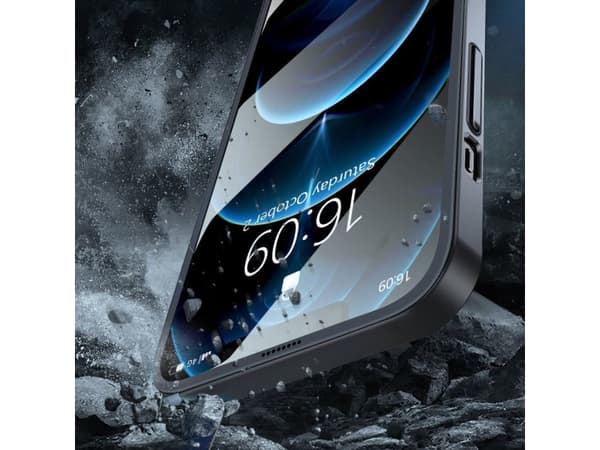 Joyroom Joyroom 360 Full Case-deksel for iPhone 13 Pro Max bak- og frontdeksel + rødt herdet glass (JR-BP928 rød)