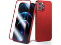 Miniatyrbilde 1 av 5: Joyroom Joyroom 360 Full Case-deksel for iPhone 13 Pro Max bak- og frontdeksel + rødt herdet glass (JR-BP928 rød)