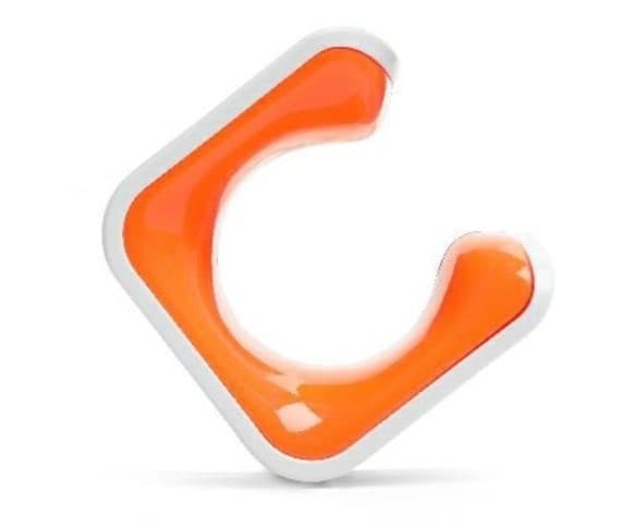 HORNIT Clug Hybrid M valkoinen/oranssi pyöräteline HWO2585