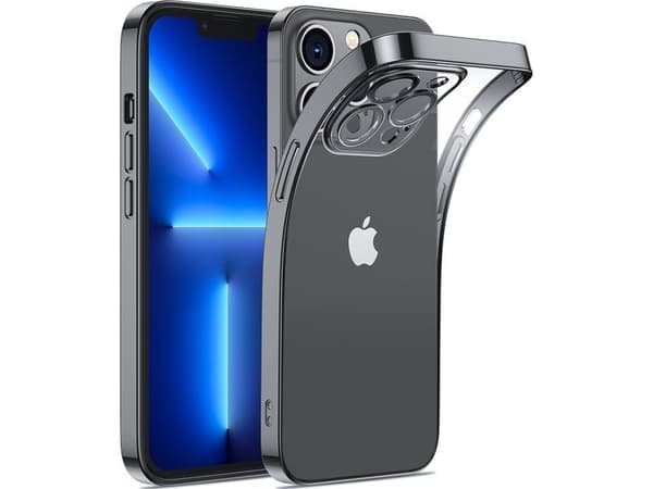Joyroom Joyroom 14Q Kotelo iPhone 14 kotelo kansi metallinen kehys musta (JR-14Q1-musta)