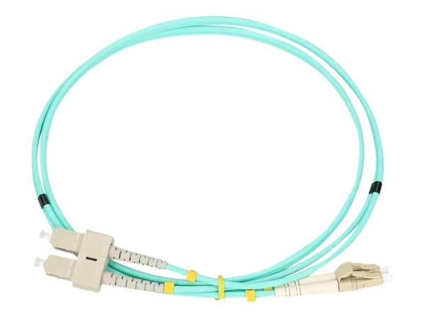 Extralink - Koblingskabel - LC/UPC-multimodus (hann) til SC/UPC-multimodus (hann) - 3 m - 3 mm - fiberoptisk - dupleks - OM3
