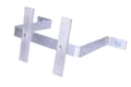 Miniatyrbilde 2 av 4: Extralink EX.13209, Aluminium, Kabelsnøringsstang, 10 kg, Grå, Generelle formål, Sinkbelegg