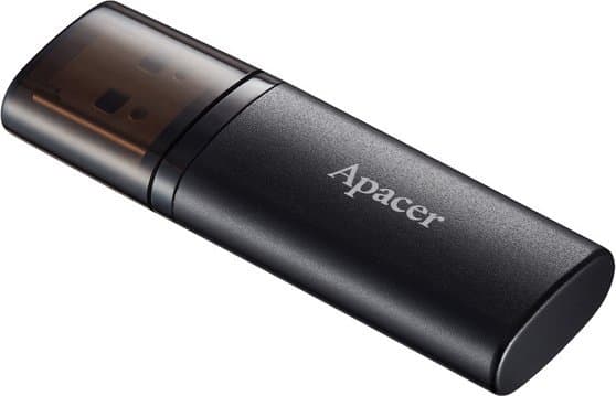 Pendrive Apacer Apacer USB flash disk, USB 3.0, 32GB, AH25B, black, AP32GAH25BB-1, USB A, with cover