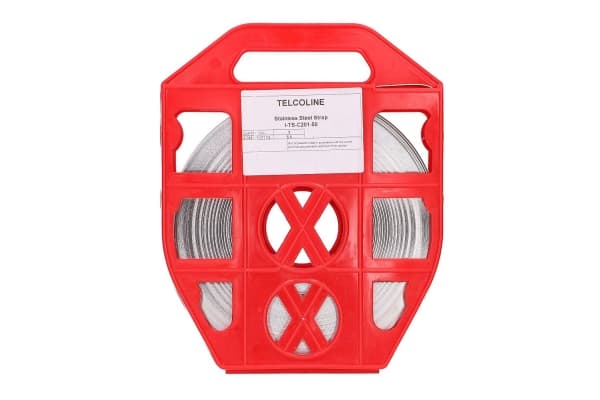 Extralink C201 | Ruostumattomasta teräksestä valmistettu nauha | kiinnitettäväksi sähköpylväisiin, 20mm x 0,7mm, 50m