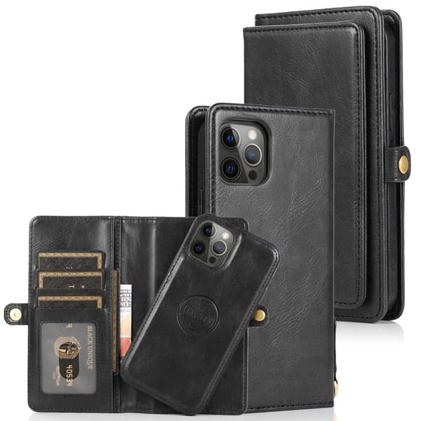 iPhone 14 Pro Max - Floveme Elegant Plånboksfodral