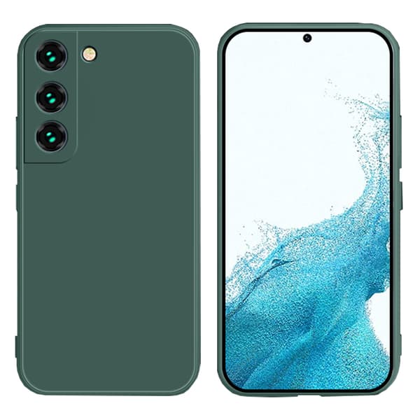Samsung Galaxy S21 FE - Stilrent Hållbart TPU Silikon Skal Mörkgrön