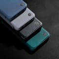 Miniatyrbild 6 av 11: Nillkin iPhone 14 Plus Plånboksfodral Qin Cloth Pro - Blå