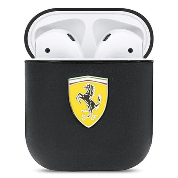 Ferrari AirPods Skal Läder On Track - Svart