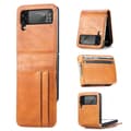 Miniatyrbild 5 av 11: Samsung Galaxy Z Flip 4 - Elegant Smidigt Skal med Kortfack