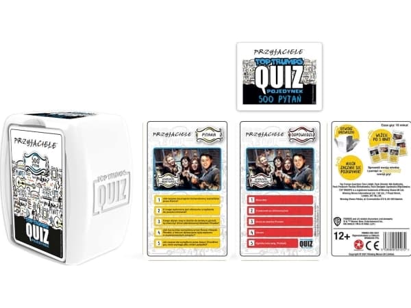 Winning Moves Przyjaciele Friends Quiz Top Trumps 00240 WINNING MOVES