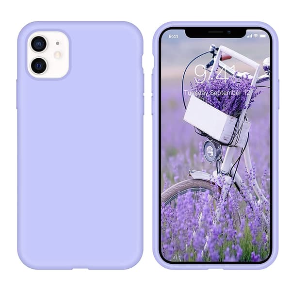 iPhone 12 - Skyddande Stilrent FLOVEME Skal Lila