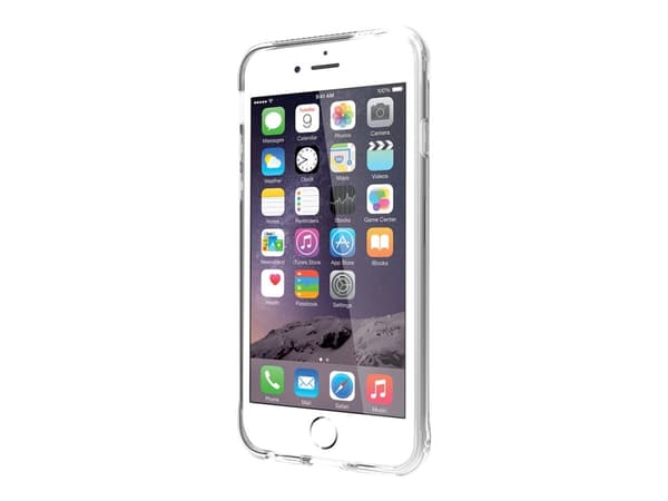ITSKINS NANO // DUO Zero Gel 2 in 1 - Baksidesskydd för mobiltelefon - Impacthane - transparent, ljuslila (paket om 2) - för Apple iPhone 6, 6s, 7, 8